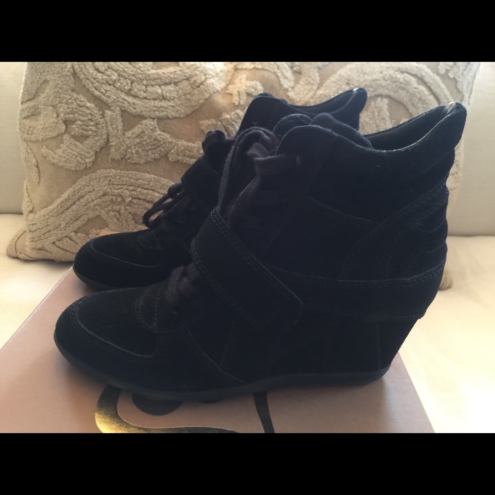 Ash Suede Wedge Booties!